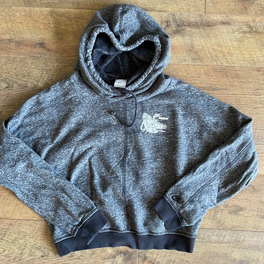 Vintage Style Nike Crop Hoodie